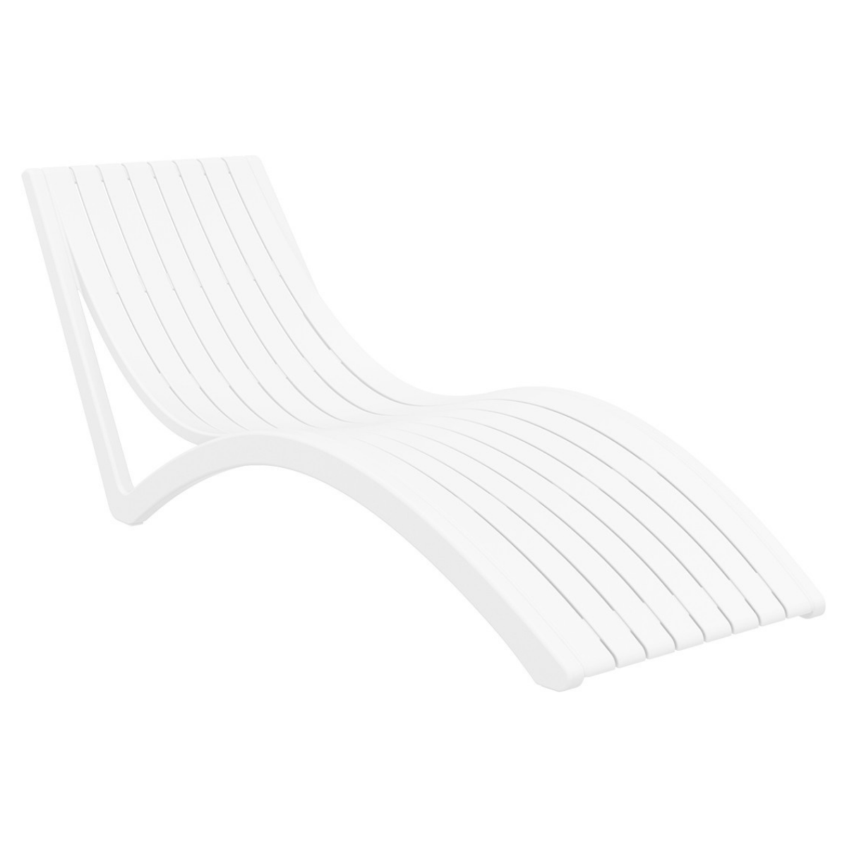 ST SLIM Fehér design Napágy
